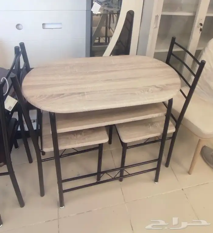 299 ريال فقط طاولة طعام 2 كرسي جديدة 1