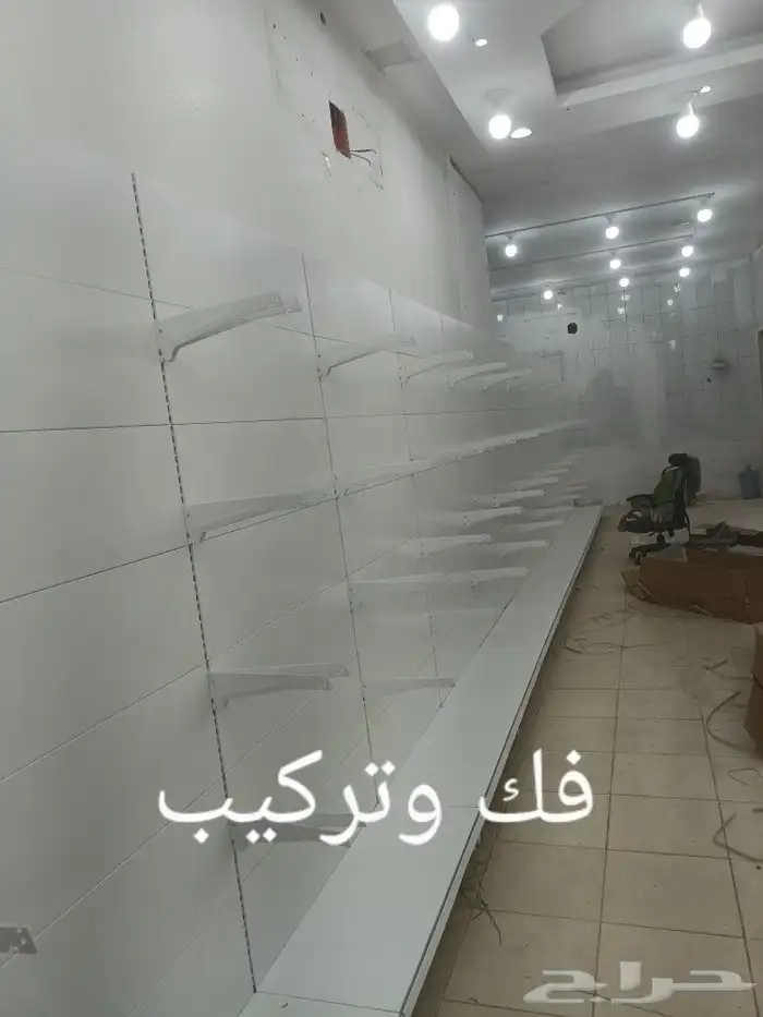 رفوف بقاله بيوت تخزين بجميع المقاست 6