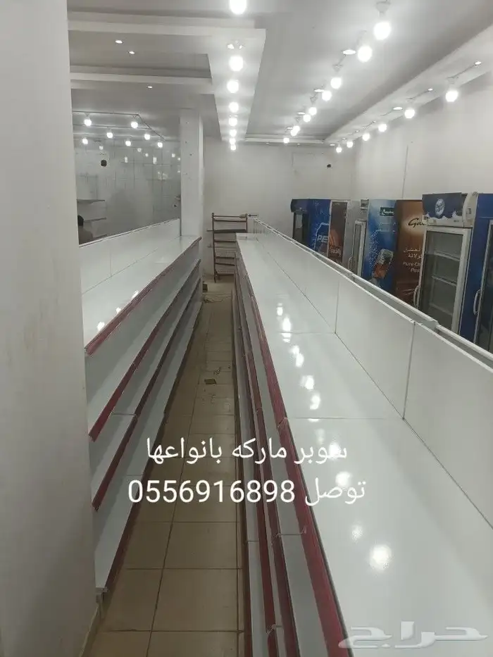 رفوف بقاله بيوت تخزين بجميع المقاست 5