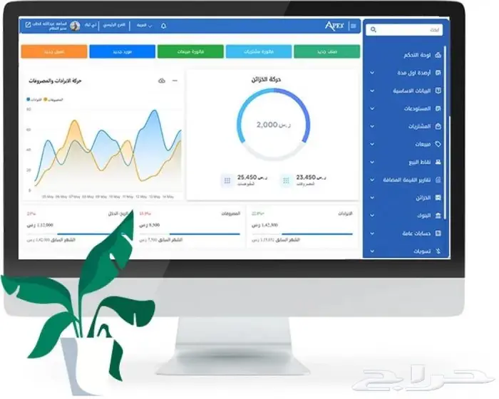 برنامج ERP سحابي مخزون ومبيعات لربط الفروع اونلاين 0