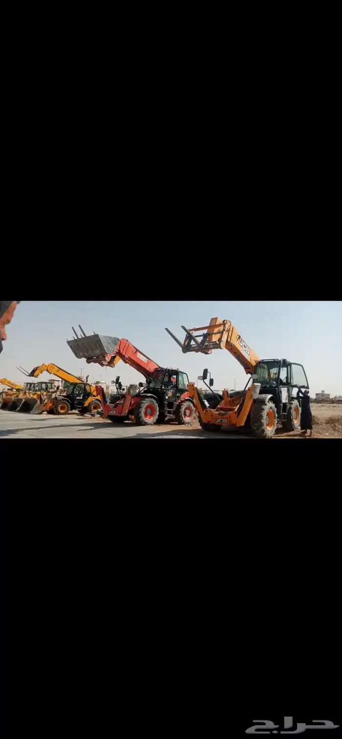 جي سي بي GCB. رافعات. رافعه 18متر رافعه 20طن كرين. بوبكات. 2