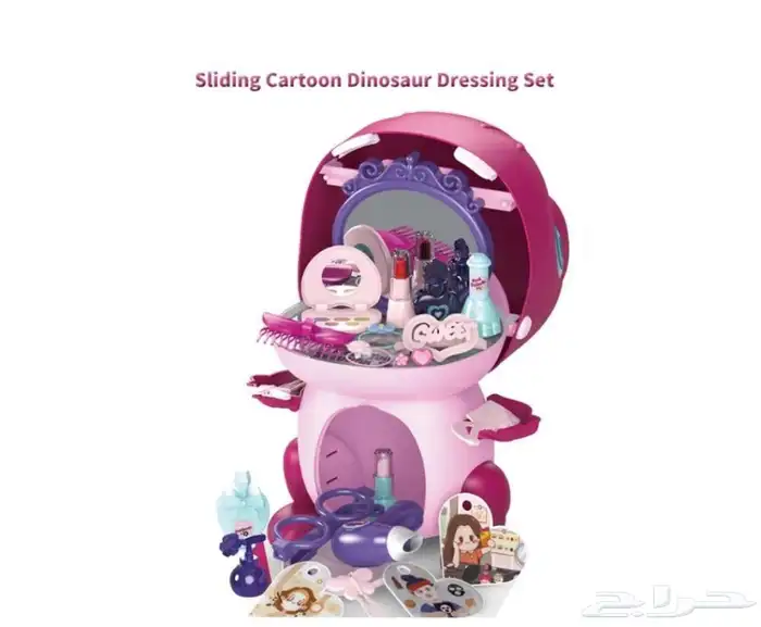 لعبة تسريحة مكياج للبنات وبتصميم علبة مميزة ( العاب تسريحة) 4