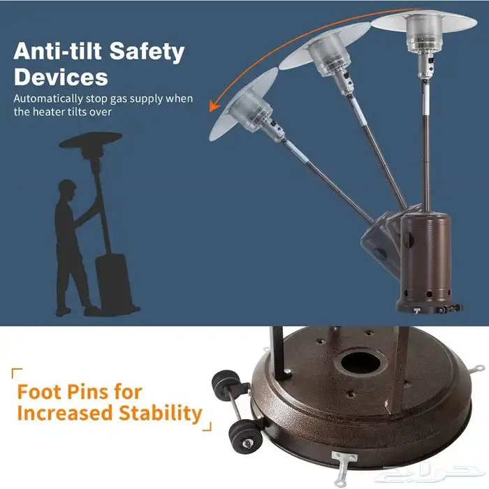 تدفئه خارجيه للكافيهات والمطاعم والمنازل بالغاز 3