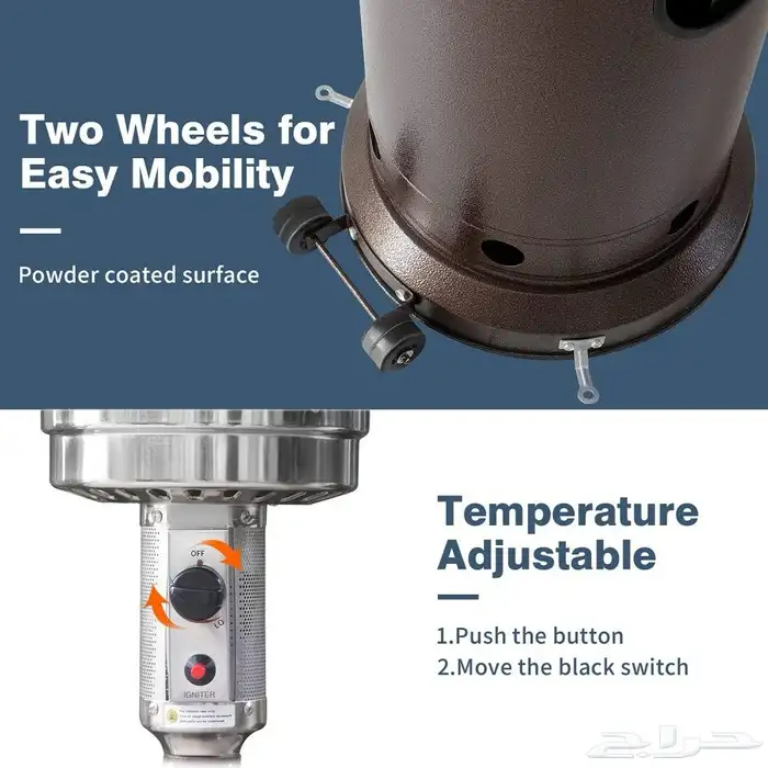 تدفئه خارجيه للكافيهات والمطاعم والمنازل بالغاز 4