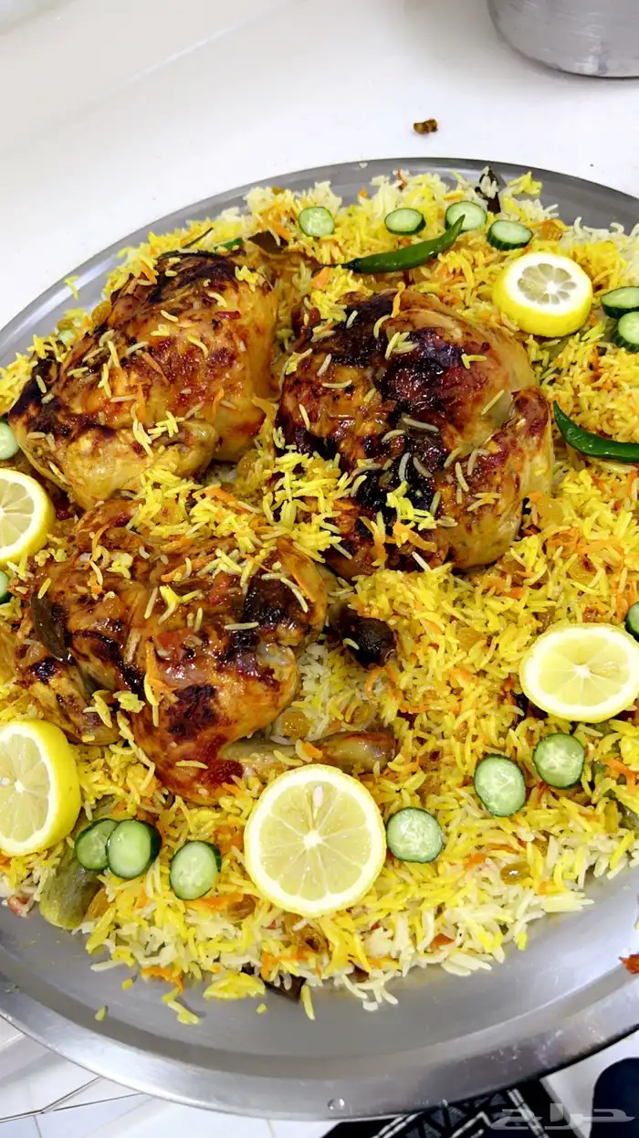 استعداد تام لغداء الجمعة غدا كبسات حاشي دجاج حمام 4