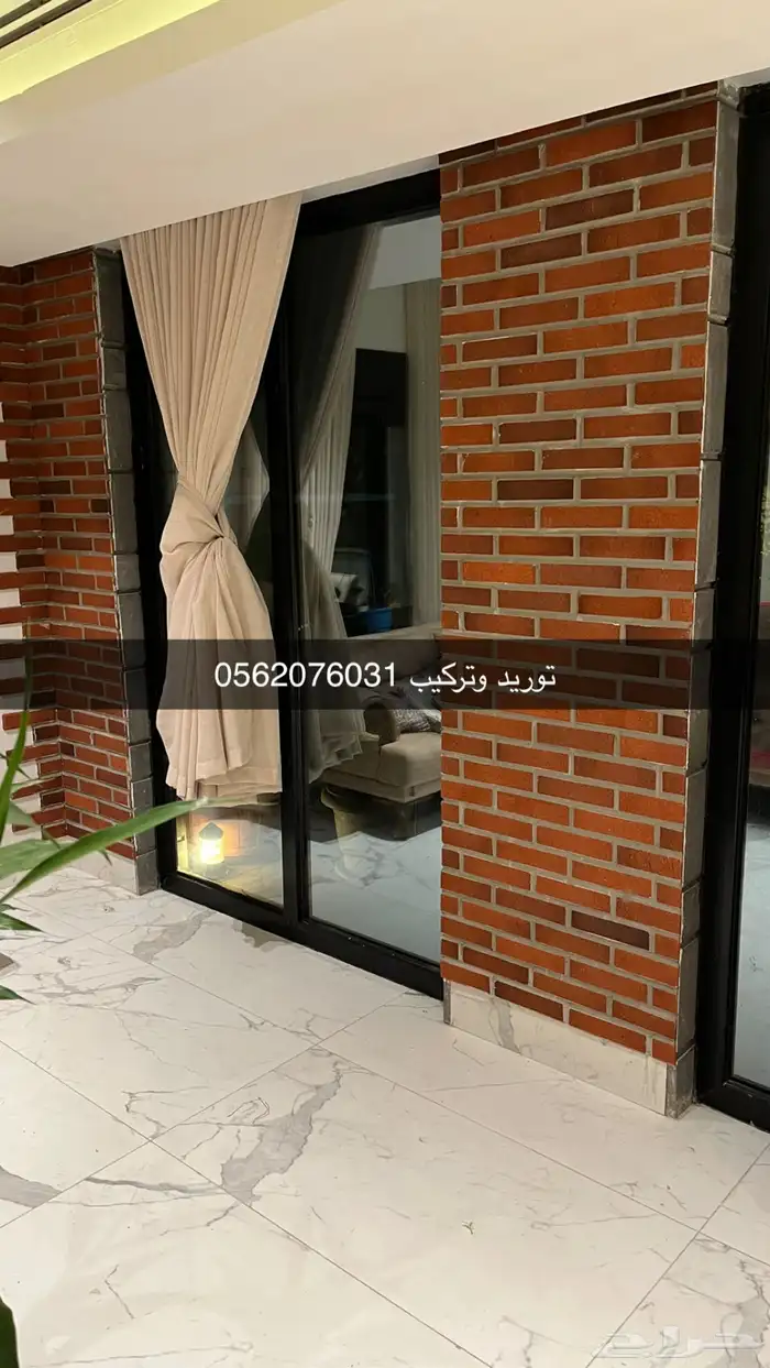 حجر طوب ديكور 1