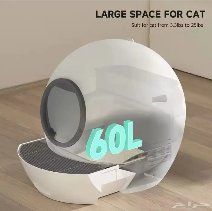 ليتربوكس كهربائي للقطط جديد new) smart litterbox) (تم البيع) 4