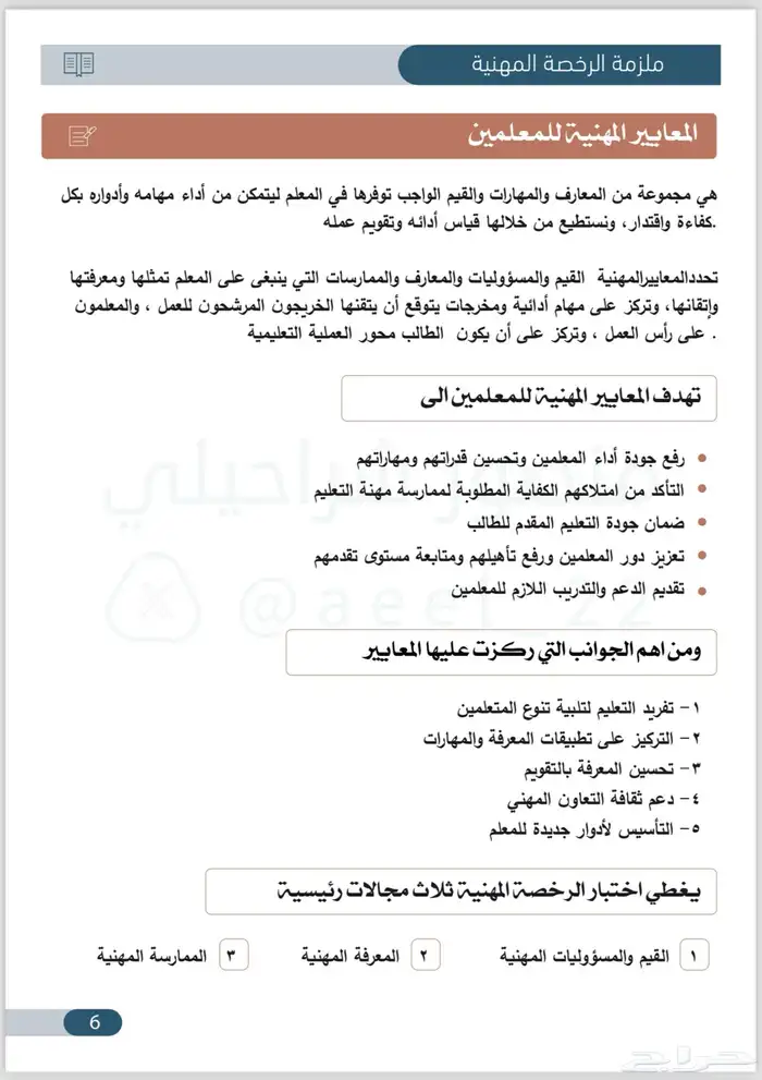 ملزمه الرخصة المهنيه 1