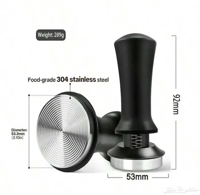 تامبر وموزع و حلقة و بورتافلتر مضغوط و مقبض تبخير 0