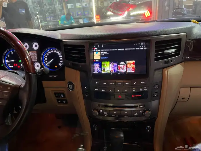 شاشة جيب لكزس LX570 2010 نظام اندرويد 5