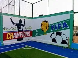 خطاط ورسام جداريات لوحات إعلانية وجهات كلادينج 29