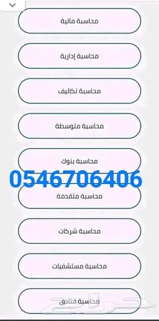 مدرس محاسبة إقتصاد إحصاء إدارة 0