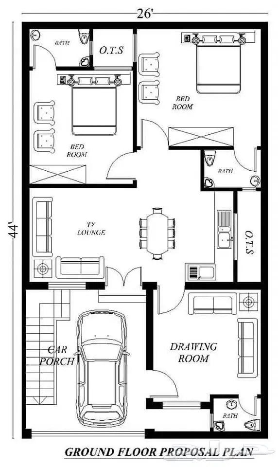 رسم المخططات - مشاريع هندسة معمارية او مدنيه 7