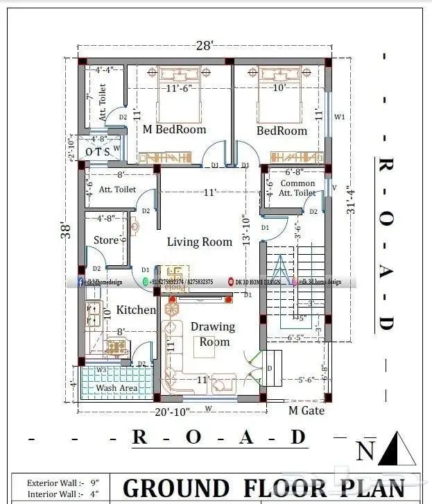 رسم المخططات - مشاريع هندسة معمارية او مدنيه 3