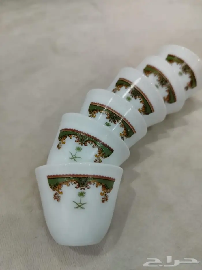 مغارف معدن و أغطية اباريق معدن ختم واحد و فناجيل 13