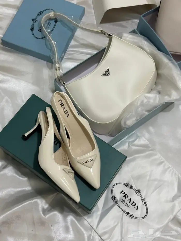 جمعنا لكي شنط حذاء برادا نسائي شنطات احذية ماركة PRADA فخامة 6