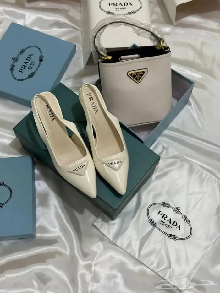 جمعنا لكي شنط حذاء برادا نسائي شنطات احذية ماركة PRADA فخامة 8