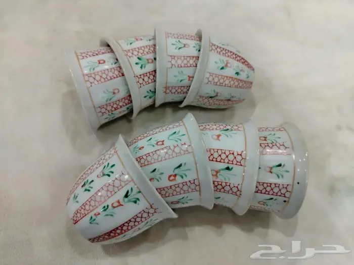 مغارف معدن و أغطية اباريق معدن ختم واحد و فناجيل 33