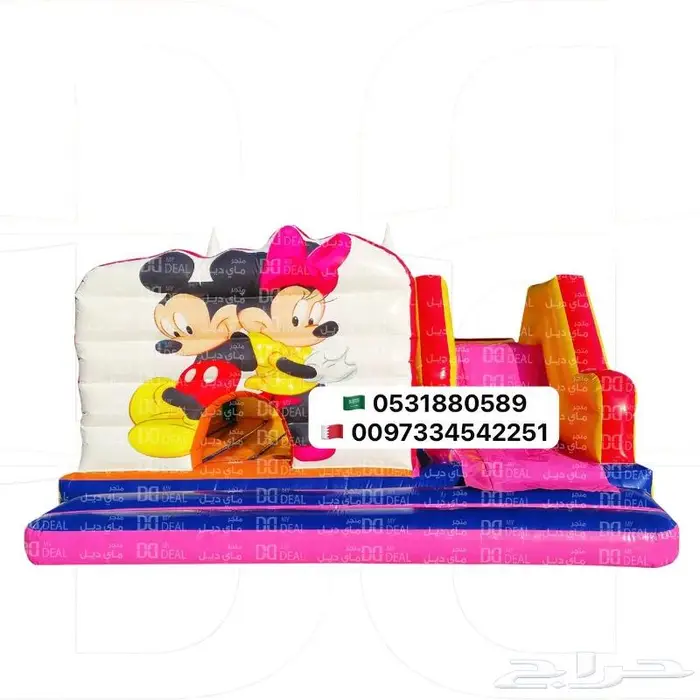 تاجير نطيطة زحليقات ملعب صابوني بيع العاب هوائية 3