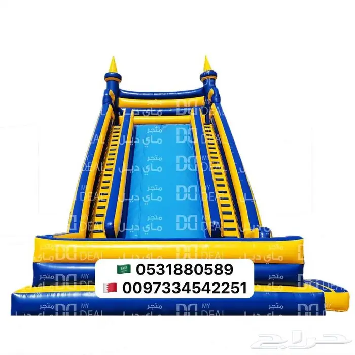 تاجير نطيطة زحليقات ملعب صابوني بيع العاب هوائية 6