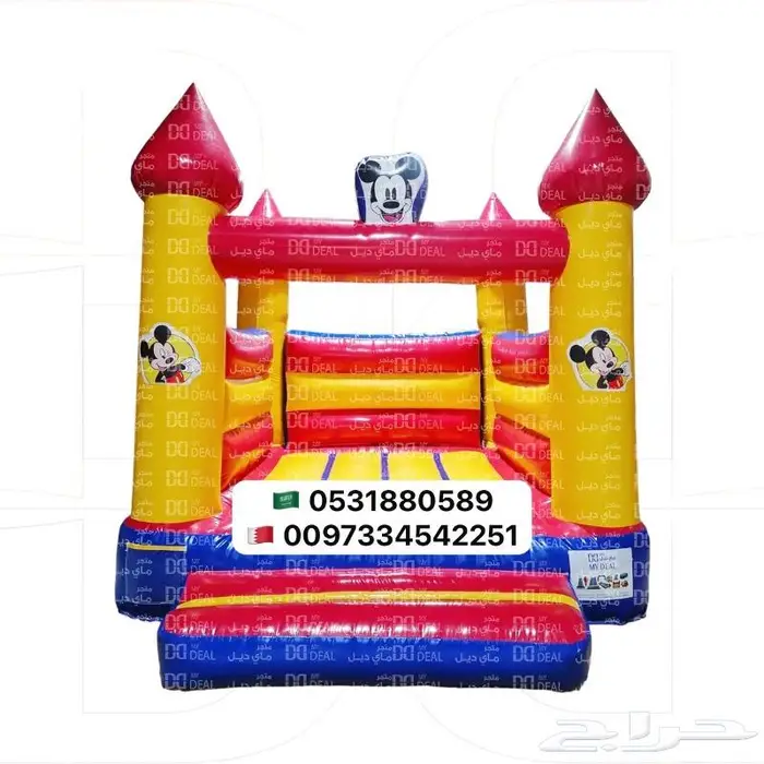 تاجير نطيطة زحليقات ملعب صابوني بيع العاب هوائية 8