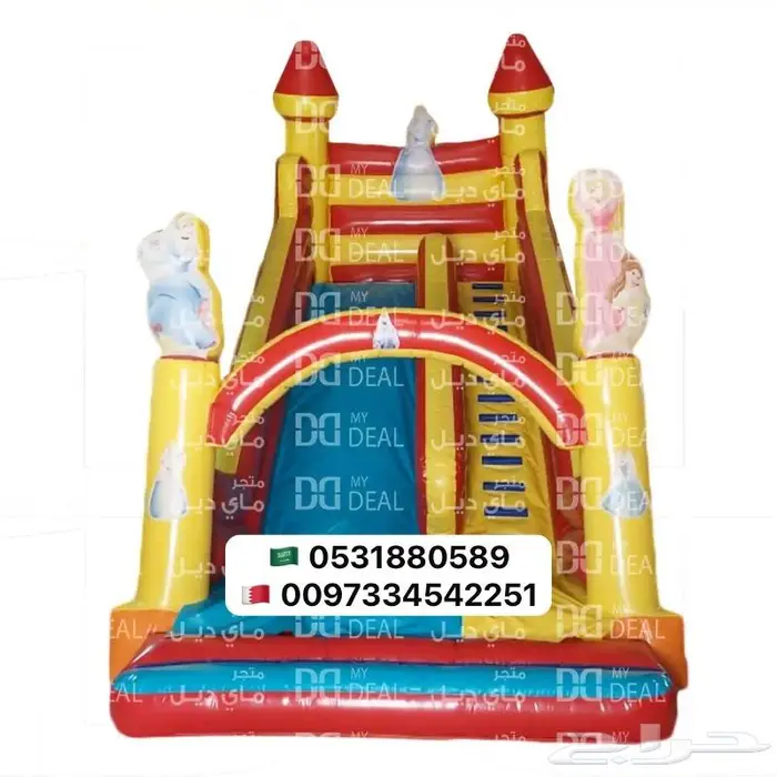 تاجير نطيطة زحليقات ملعب صابوني بيع العاب هوائية 10