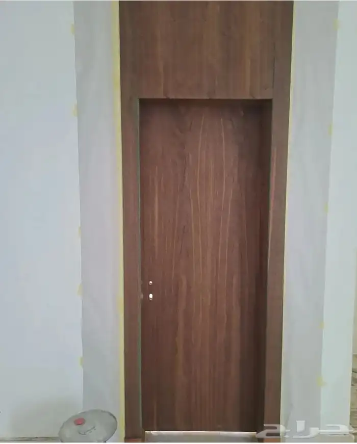 ابواب خشب مفصلات سحاب تفصيل خشب تنفيذ وتركيب 3
