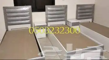 سراير جديده نفر ونفر ونص مع المراتب وبدون 3