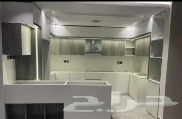 مطبخ تفصيل وجاهز حسب الطلب رف أربعة ملي رخام صناعي وطبيعي 3