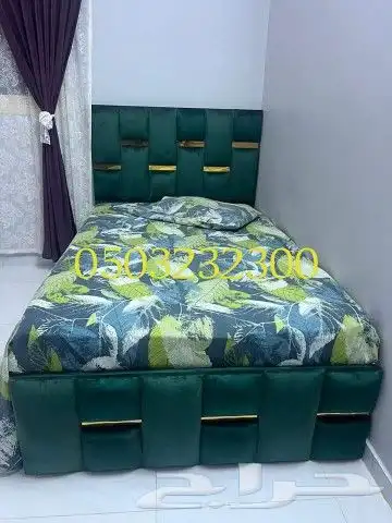 سراير جديده نفر ونفر ونص مع المراتب وبدون 4