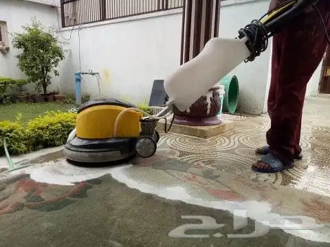 اجهزة ماكينة جلي رخام بلاط غسيل تنظيف شقق بالمدينة جلي الدرج 2