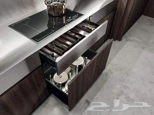 تفصيل مطابخ خشب بجميع انواعها ومطابخ صاج والمنيوم ورخام صناع 6