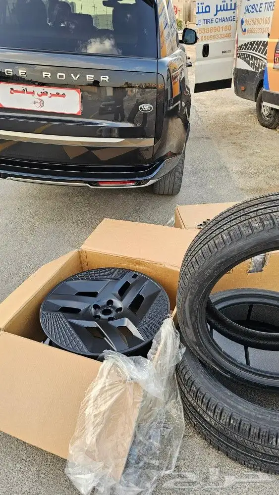 جنوط رنج_روفر جنوط الخان مقاس 23 الون اسود 8