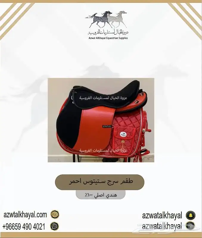 طقم سرج ستيتوس الاصلي يوجد لدينا اقساط 3