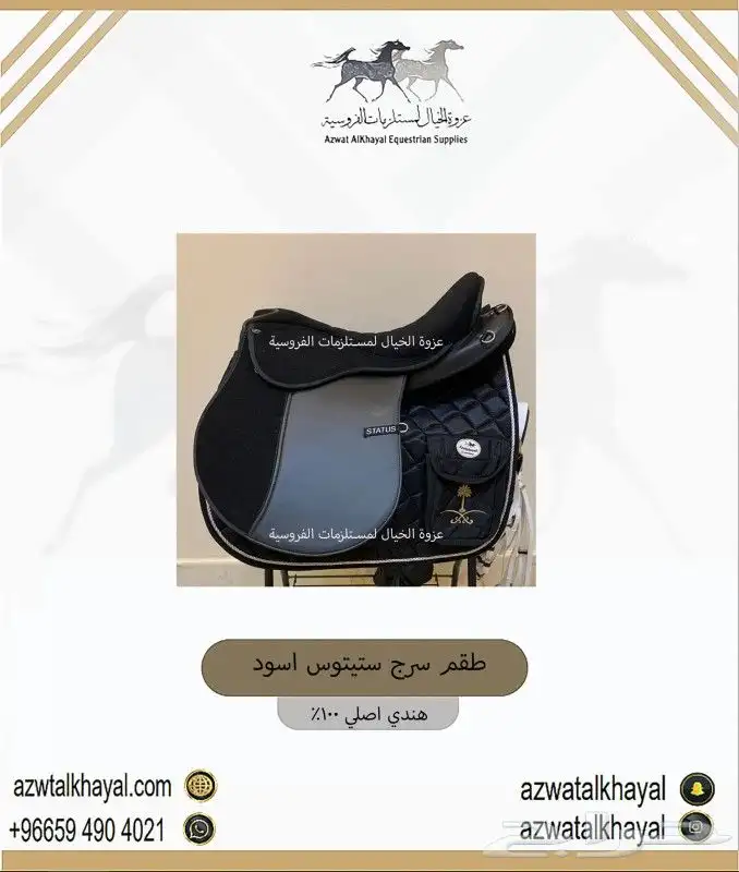 طقم سرج ستيتوس الاصلي يوجد لدينا اقساط 0