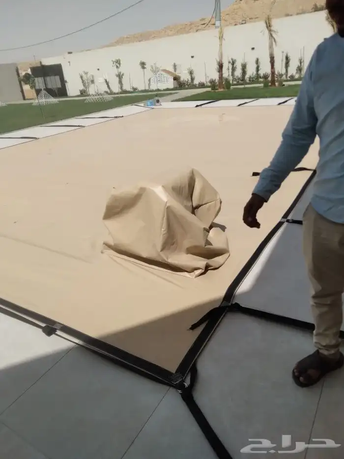 تركيب اغطيه مسابح نوع غطاء المسبح في بي سي 1