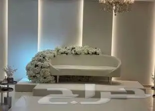 كوش أفراح مداخل إستقبال كراسي شفافه تنسيق استاند بالون جدة 0