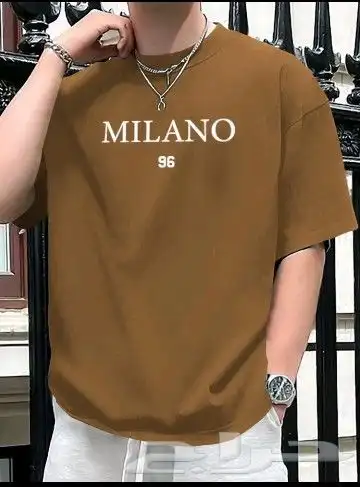 تيشرت رجالي مقاس XXL السعر 22 اللون بني 0