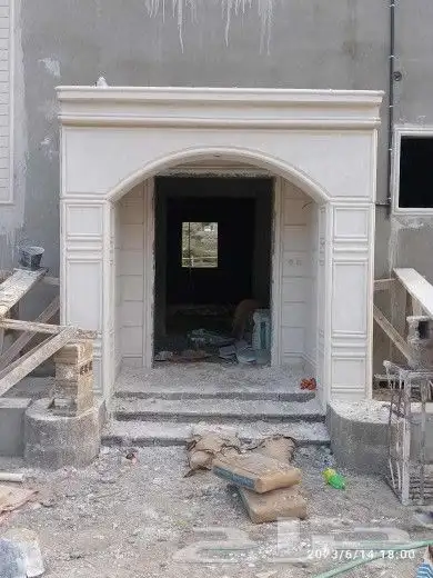 لياسه ملونه بديل الحجر وازله بويا قديم وبروفايل بالرمل 3