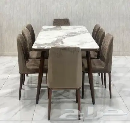 طاولات رخام خشب زجاج جديد بالكرتون من اجود وأقوى الأنواع 76