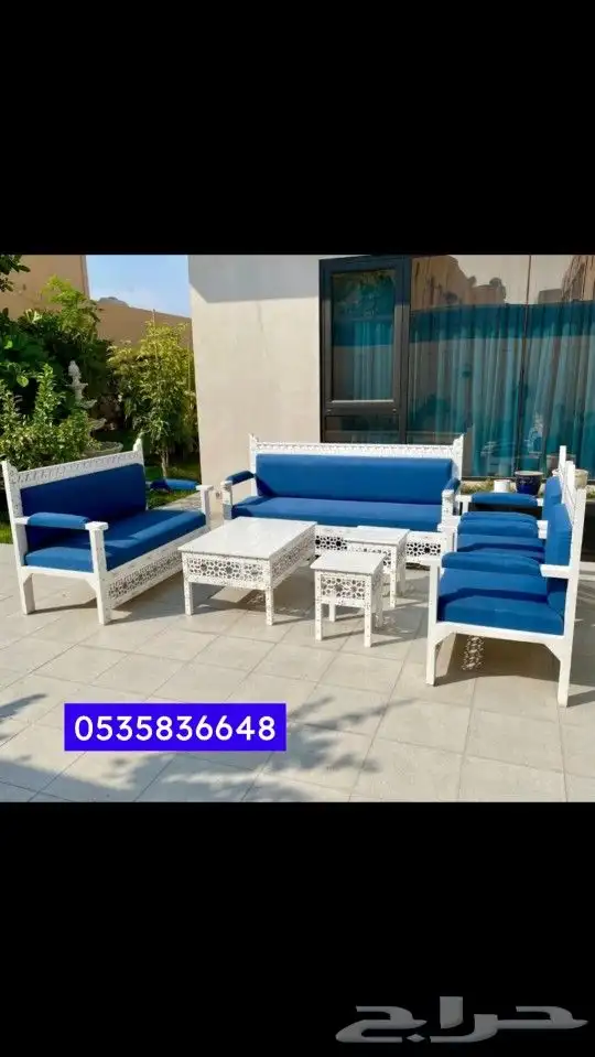 جلسات حدائق خشب سويدي 1