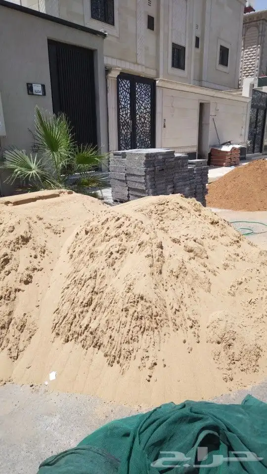 رمل احمر الفريش رمل مغسول رمل ابيض تربه زراعيه 13