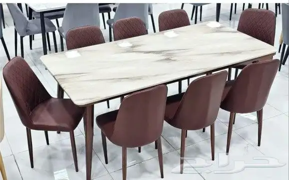 طاولات رخام خشب زجاج جديد بالكرتون من اجود وأقوى الأنواع 8