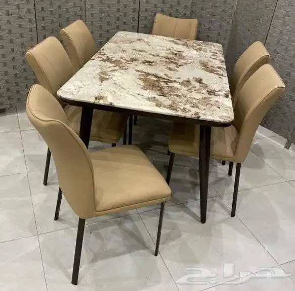 طاولات رخام خشب زجاج جديد بالكرتون من اجود وأقوى الأنواع 81