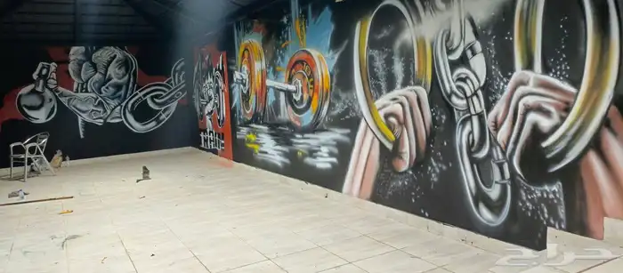 رسم جداريات جرافيت 46