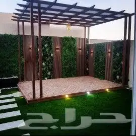 تنسيق حدائق شلالات نوافير مظلات مصبات شلالات 6