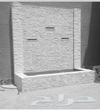 تنسيق حدائق شلالات نوافير مظلات مصبات شلالات 9