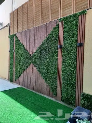 ثيل صناعي وعشب جداري 7