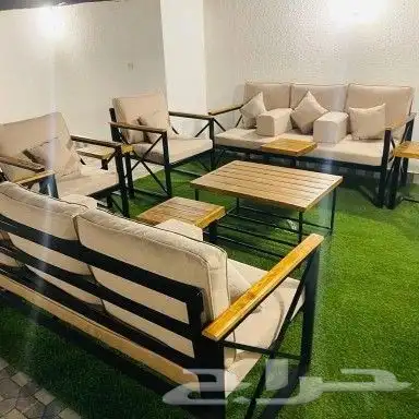 كنب وستائر وجلسات خارجيه 7