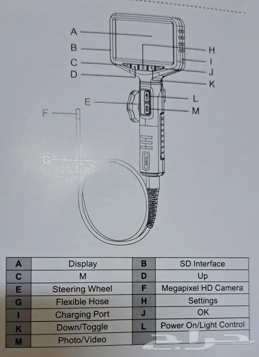 كاميرا فحص AUTOOL SVB305 6